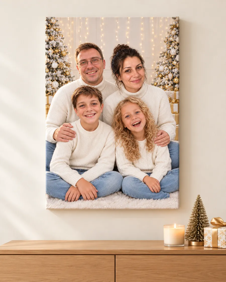 Portret de familie de Crăciun