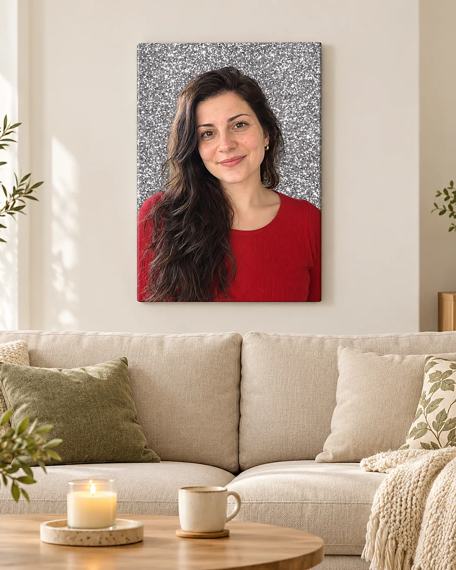 Tablou cu fundal glitter