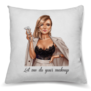Pernă Personalizată cu text - Make-up Artist