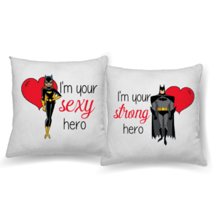 Set două perne personalizate pentru cupluri - Hero