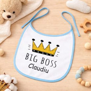 Bavețică Personalizată cu nume - Big Boss