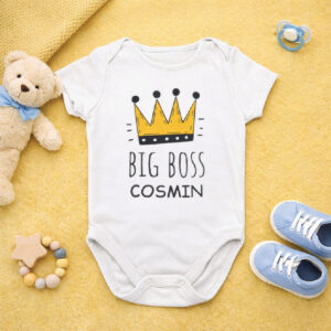 Body Personalizat cu nume - Big Boss