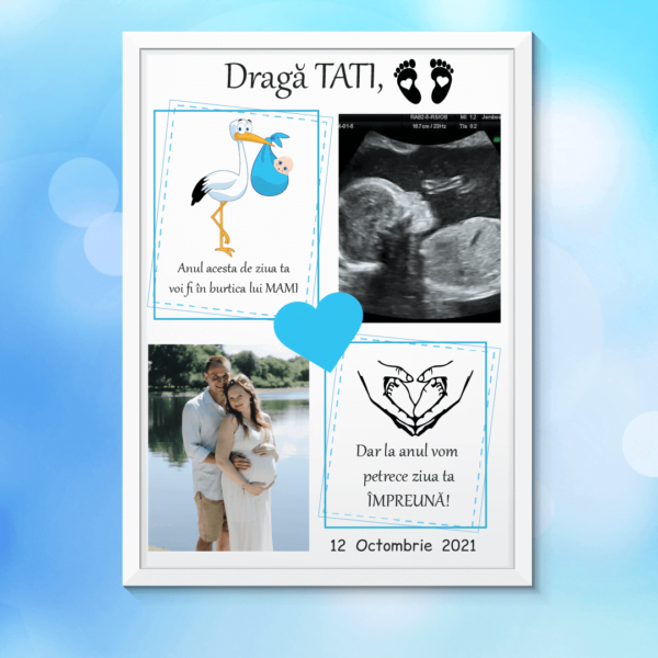 tablou-personalizat-alb-draga-tati-baby-boy-V1