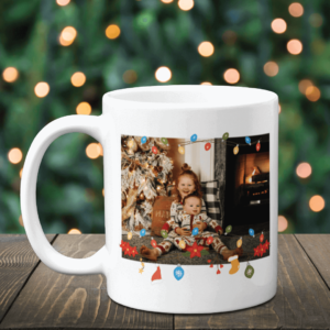 Cană Personalizată cu poză și mesaj - Ghirlande