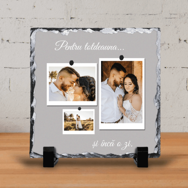 piatra-ardezie-personalizata-patrat-3-poze-mesaj-V1