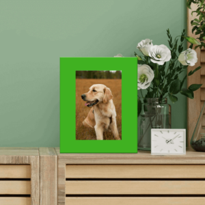 Ramă Foto Personalizată cu o poză 10x15 cm - Verde