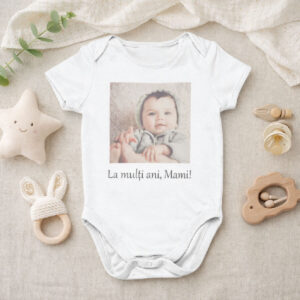 Body Personalizat cu poză și mesaj M1