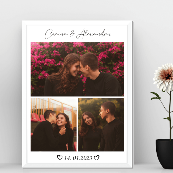 tablou-personalizat-3-poze-nume-data-rama-alba-v2