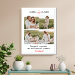 tablou-personalizat-4-poze-nume-mesaj-rama-alba-v3