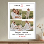 tablou-personalizat-4-poze-nume-mesaj-rama-alba-v4
