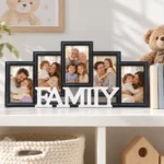 Rama foto FAMILY personalizata cu 5 poze, rama-family-raft