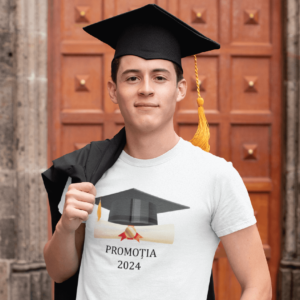Tricou Personalizat pentru Absolvire - cu mesaj