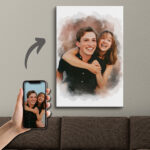 Canvas Personalizat cu Fundal Watercolor Adaptiv-printbox-2-