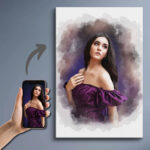 Canvas Personalizat cu Fundal Watercolor Adaptiv-printbox-5-